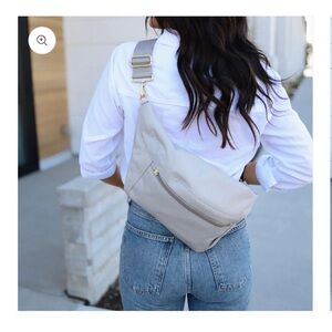 Canvelle Oversized Fanny Pack & Slim Wallet